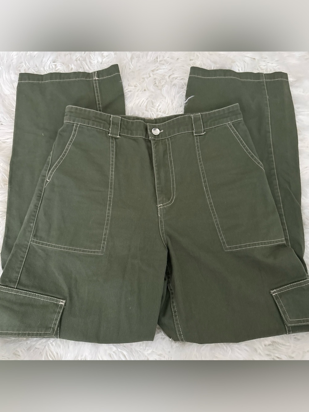 Full Tilt Olive Green Cargo Pants